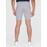 KnowledgeCotton Herren Shorts Chuck regular chino poplin 50207 alloy
