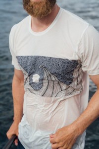 Lakor Herren T-shirt Seaway Across white