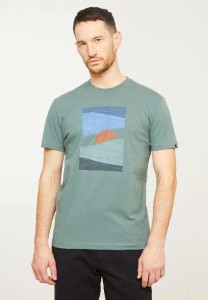 Recolution Herren T-Shirt Agave Waves eukalyptus