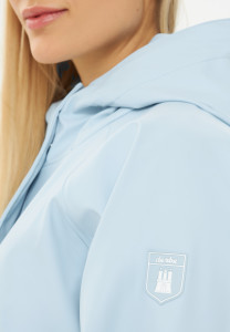 Derbe Damen Regenjacke Friese Traveby skyride hellblau
