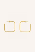 by bar Ohrringe pd squared gold M