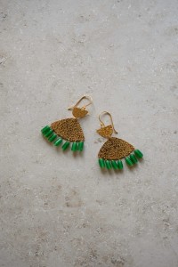 by bar Ohrringe ravi green