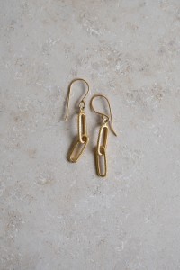 by bar Ohrringe chain gold