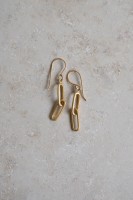 by bar Ohrringe chain gold
