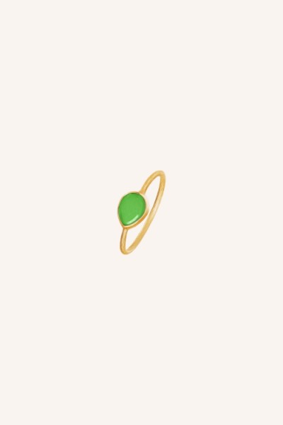 by bar Ring Minimal green
