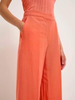 Lanius Damen Hose mit weitem Bein Coral
