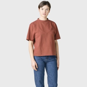 Klitmoller Collective Damen T-Shirt Terracotta