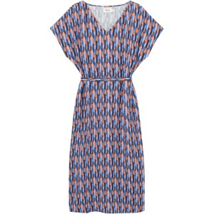 Givn Damen Kleid GBPHILINE mit Gürtel - Blue / Orange (Drops)