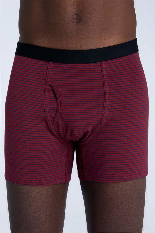 Albero Natur Herren Boxershorts tibetrot/navy