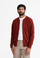 Mela Herren Strickjacke Shamial Zip chai