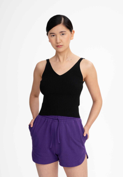 Mela Damen Top Strick Rhada black