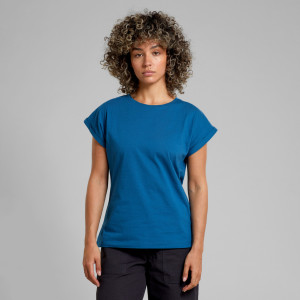 Dedicated Damen T-Shirt Visby Base Midnight Blue