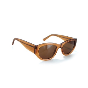 Moken Unisex Sonnenbrille Lisa orange/Brown