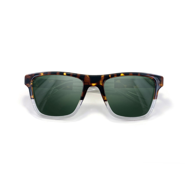 Moken Unisex Sonnenbrille Cure tortoise.silver/green