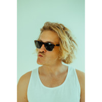 Moken Unisex Sonnenbrille Cure tortoise.silver/green