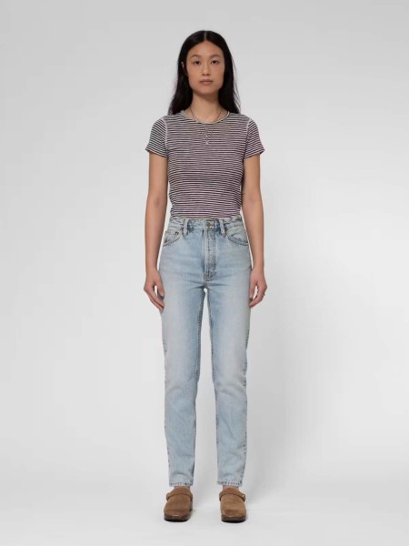 Nudie Jeans Damen Breezy Britt Slow Days