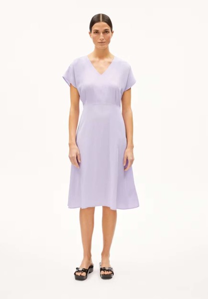 Armedangels Damen Kleid Aalbine lavender light