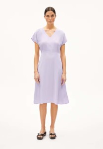 Armedangels Damen Kleid Aalbine lavender light XL