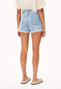 Armedangels Damen Jeans Shorts Lemeaa Turn Fresh Blue