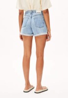 Armedangels Damen Jeans Shorts Lemeaa Turn Fresh Blue