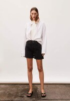 Armedangels Damen Jeans Shorts Sheaari Ebony Black