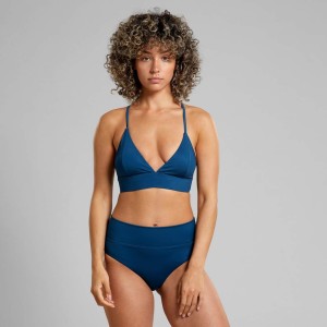 Dedicated Damen Bikini Pant Slite majolica blue