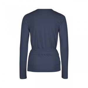 Jaya Damen Yoga Wickeljacke Yael nightblueslub