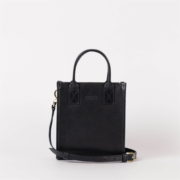 O My bag Damen Handtasche Jackie Mini Classic Leather Black