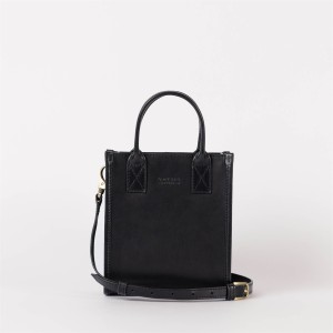 O My bag Damen Handtasche Jackie Mini Classic Leather Black