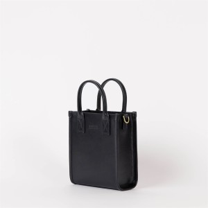 O My bag Damen Handtasche Jackie Mini Classic Leather Black
