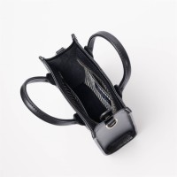 O My bag Damen Handtasche Jackie Mini Classic Leather Black