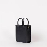 O My bag Damen Handtasche Jackie Mini Classic Leather Black