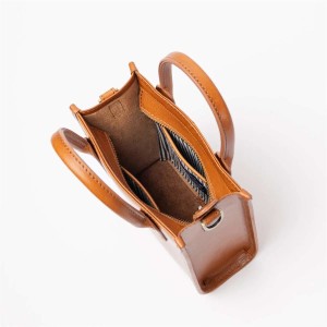 O My bag Damen Handtasche Jackie Mini Classic Leather Cognac