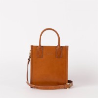 O My bag Damen Handtasche Jackie Mini Classic Leather Cognac
