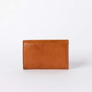 O My Bag Geldbörse Jos Purse Classic Leather Cognac mit Magnetverschluss