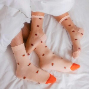 Coucou Suzette Unisex Socken Ladybug