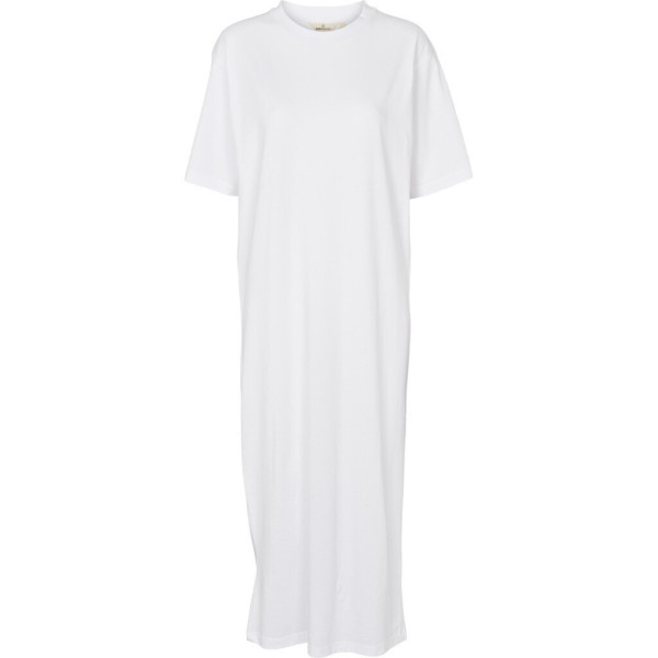 Basic Apparel Damen Kleid Raja T-Shirt Dress white