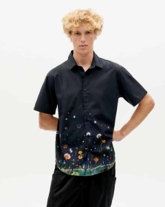 Thinking Mu Herren Hemd Tommy Feuz Night navy