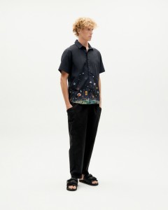 Thinking Mu Herren Hemd Tommy Feuz Night navy