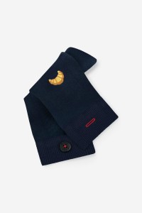 A-dam Unisex Socken Croissant navy