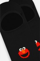 A-dam Unisex Socken Füßlinge Elmo Black