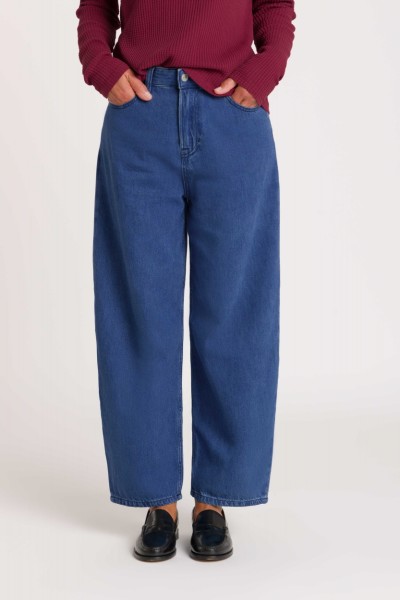 Kings of Indigo Damen Hose Leila cropped Quennell mid used