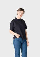 Klitmoller Collective Damen T-Shirt Uma Mock black