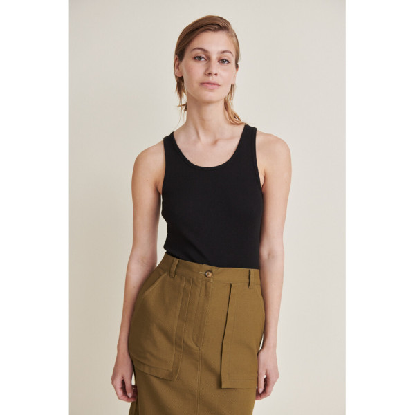 Basic Apparel Damen Top Ludmilla Tank GOTS black