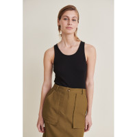 Basic Apparel Damen Top Ludmilla Tank GOTS black