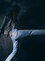 Nudie Jeans Damen Shady Sadie Indigo Blues