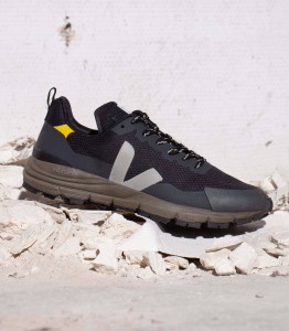 Veja Herren Schuhe DEKKAN ALVEOMESH BLACK OXFORD GREY TONIC