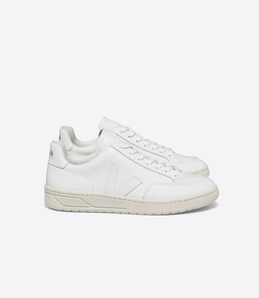 Veja Herren Schuhe V-12 Leather Extra White
