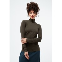 GIVN Damen Longsleeve Rollkragen GBVida dark olive