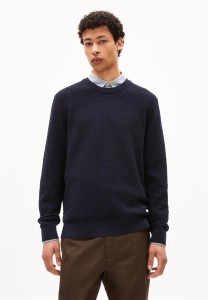Armedangels Herren Pullover Graanmo night sky